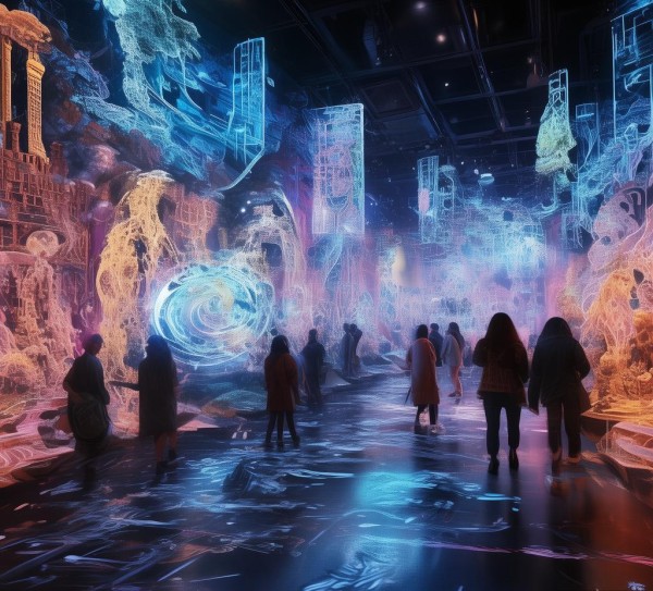 数字艺术展，六盘水的文化之旅