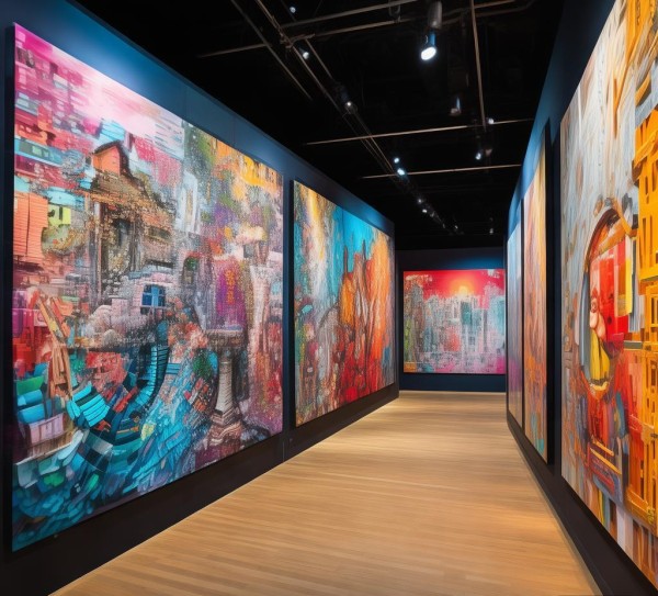 数字油画展，年轻一代的创新与传承
