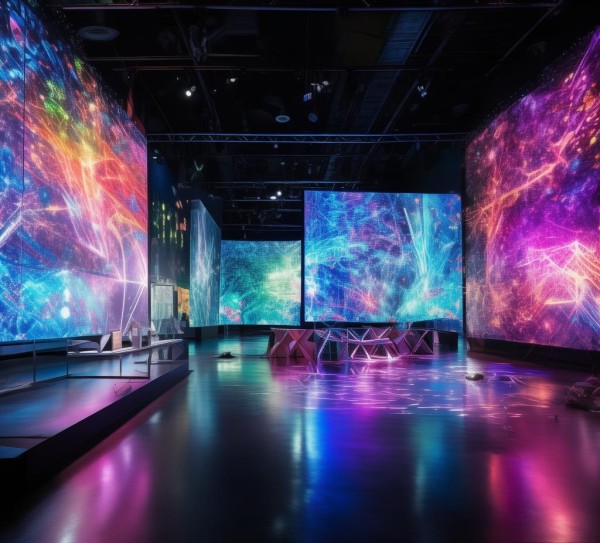 金华科技馆数字光影艺术展—数字艺术新范式