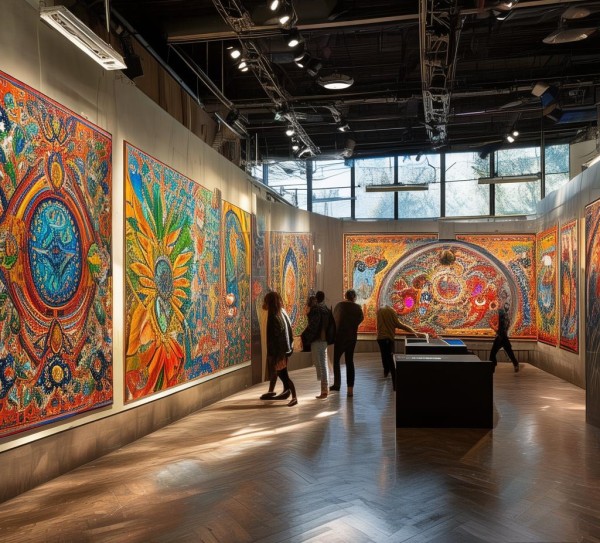 数字油画艺术展,传承与创新的智慧与艺术完美结合 数字油画艺术展,传承与创新的智慧与艺术完美结合
