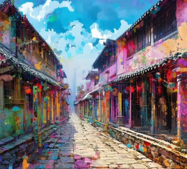 怀城数字油画，一场与时间对话的盛宴