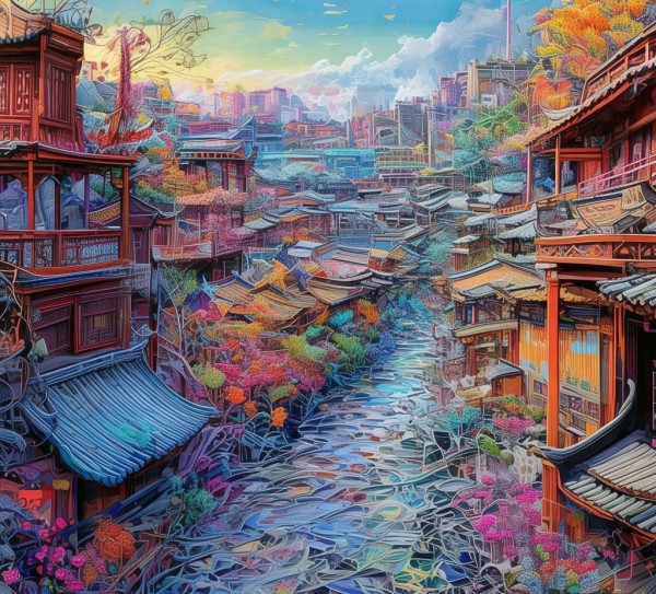 莱阳数字油画,时间的流动艺术之旅 莱阳数字油画,时间的流动艺术之旅