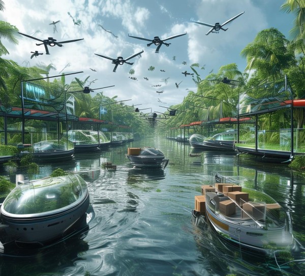 数字洪流，亚马逊跨境电商物流的未来图景