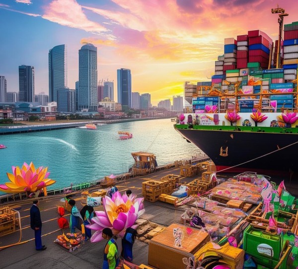关注 lotus 城市的跨境电商物流，从泰国到世界