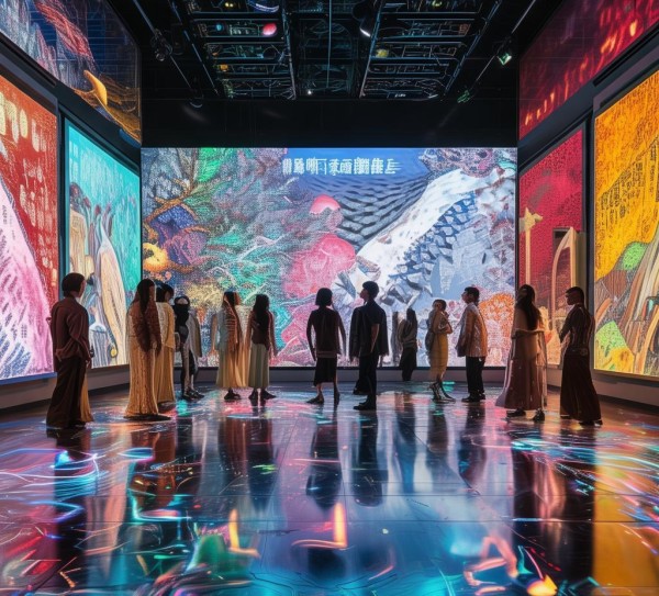 莎县数字油画艺术展，传统文化与现代艺术的融合新天地