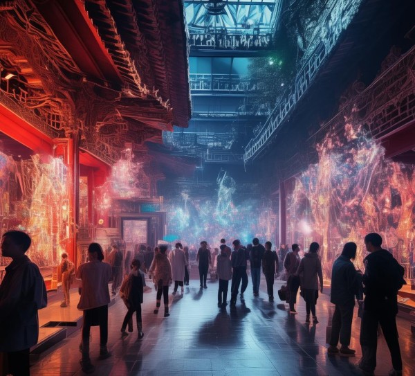 探索龙潭寺的千年历史与现代艺术的对话，数字绘画展在成都举行