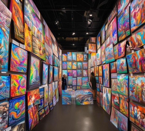 临颍数字油画展，视觉盛宴，数字艺术的未来之选