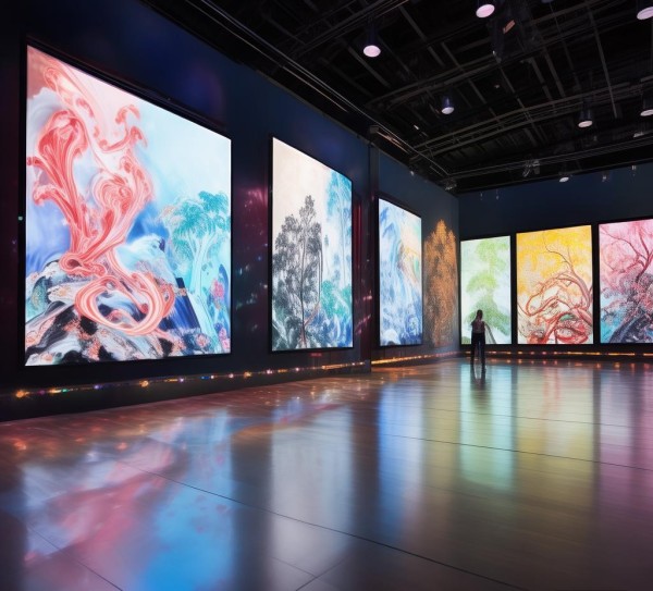 莘县数字油画艺术展，数字技术与绘画的融合艺术盛宴
