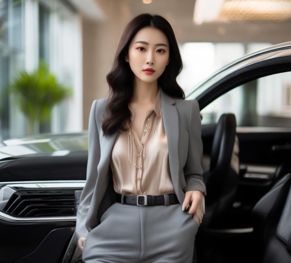 杨颖，时尚界的智囊，商务出行的优雅范式