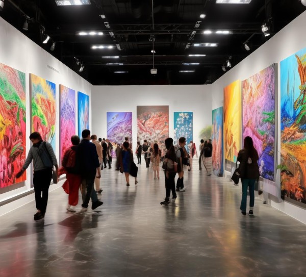 华阴市数字油画艺术展近日举办，吸引艺术爱好者与投资人士关注