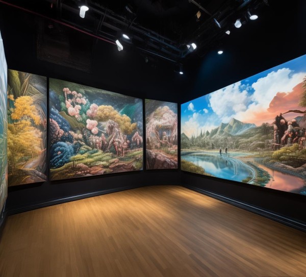数字油画艺术展，从传统与创新的碰撞