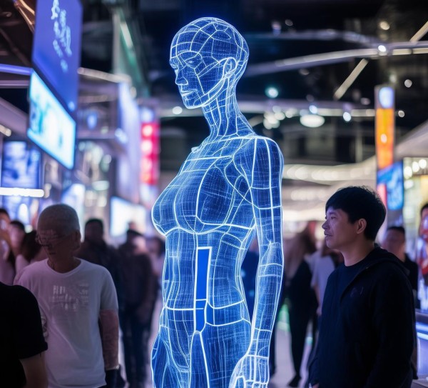数字人来了！杭州AI展吸引