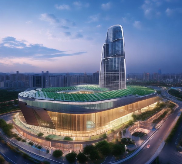 跨境电商物流园鲅鱼圈区的新地标