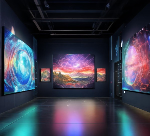 数字油画艺术与科技的完美结合的数字油画展