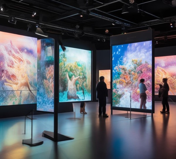 南宁国贸数字油画展，艺术与科技的融合