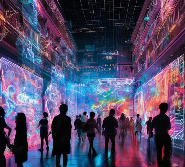 侨城坊数字艺术展，一场文化与科技的相遇