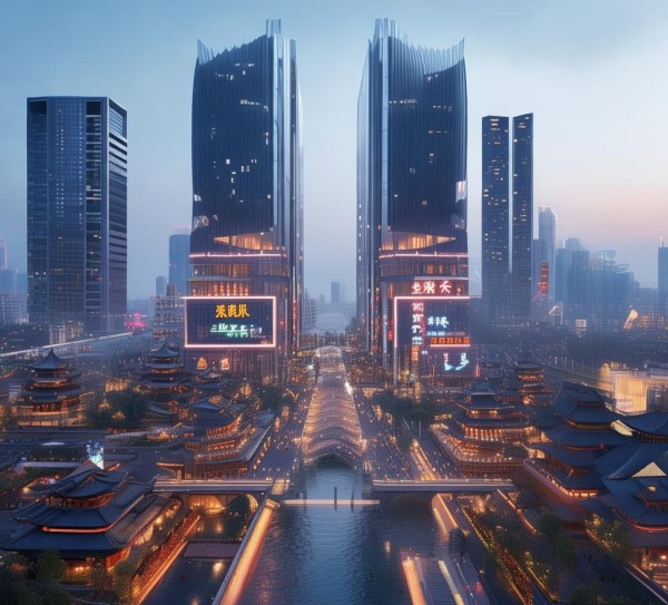 苏南县跨境电商物流中心，连接未来与过去的见证