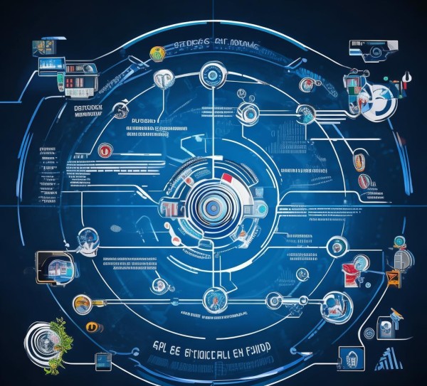 AI驱动的商务动态思维图，从流程优化到战略决策的全栈解决方案