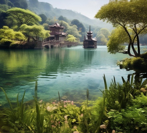 晋阳湖,历史与自然的完美融合 晋阳湖,历史与自然的完美融合