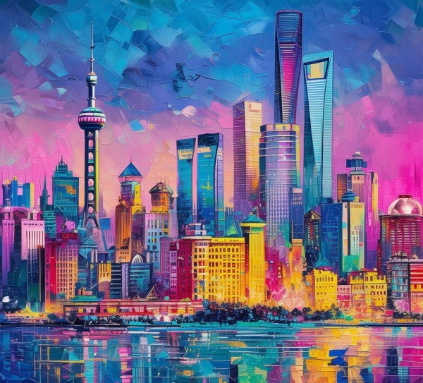 上海外滩数字油画展，礼赞东方艺术的无限可能