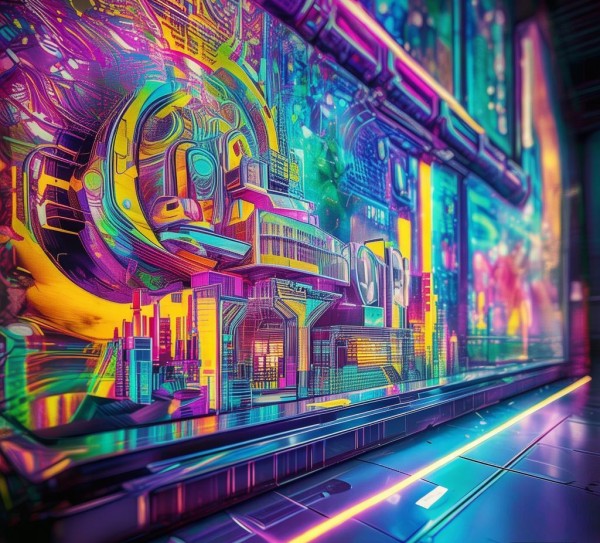 数字展览新体验——海报创意，未来感与创新