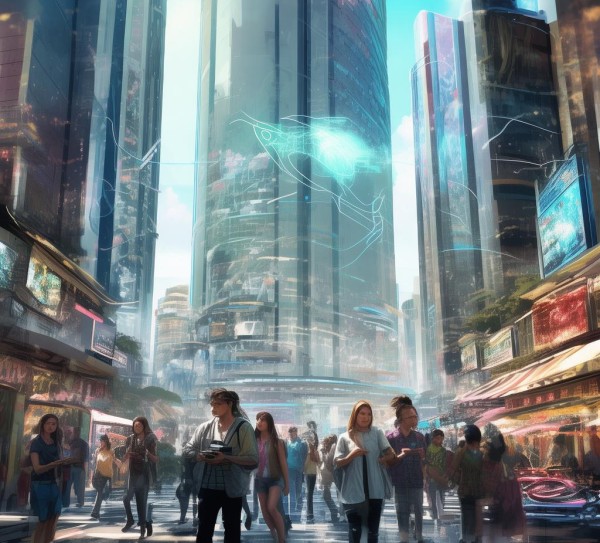 数字时代带来的机遇与挑战并存的未来。