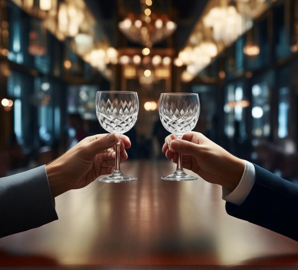 商务喝酒碰杯，一场优雅的文化盛宴