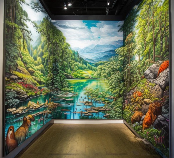 鹿邑数字油画展，自然与艺术的完美融合