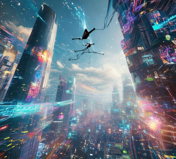 数字文明新天地，网络空间展翅飞