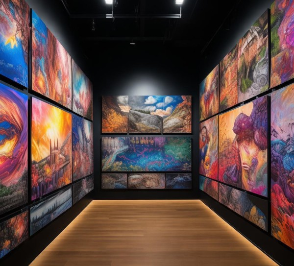 花都区数字油画展，一场视觉盛宴