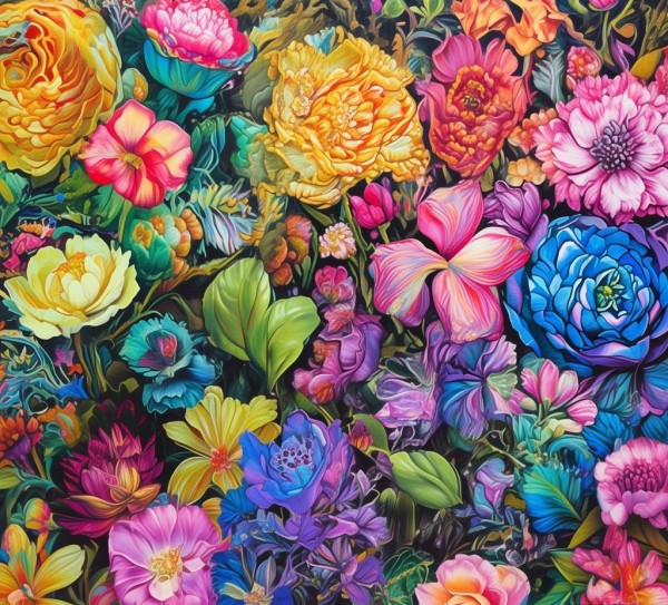 花都数字油画艺术展，一场以美育心的 digital art showcase