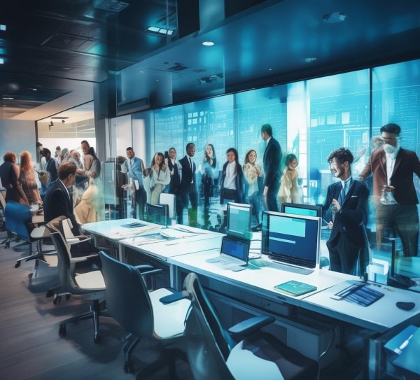 Efficient Business Dynamic Backgrounds for Enhanced Visual Communication