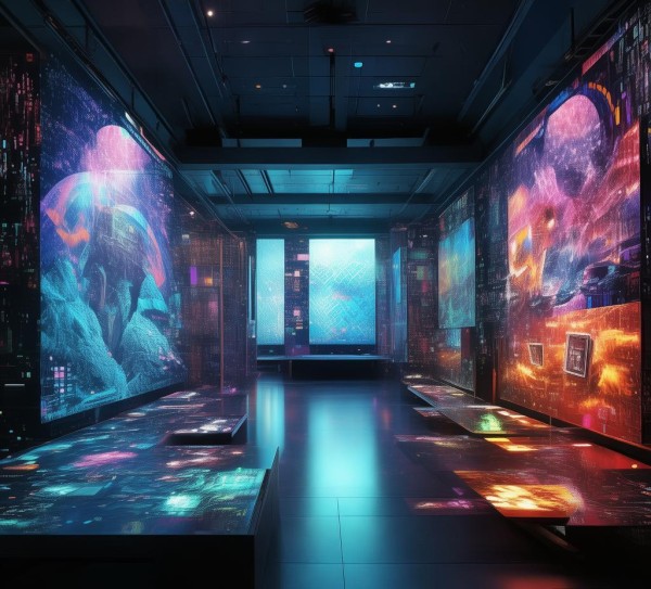 数字艺术展，探索未来与记忆的对话