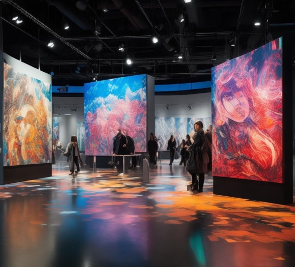 蚌埠数字油画展，艺术与科技的对话