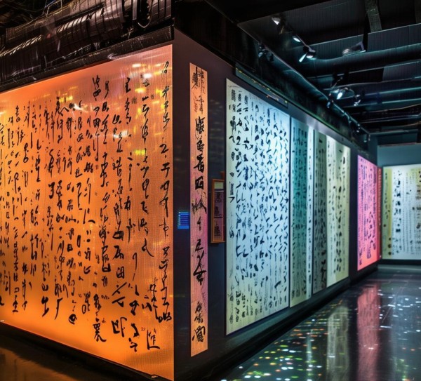 数字与传统，广东书法展探秘