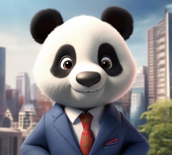 熊猫商务表情包，文化与现代商务的完美融合