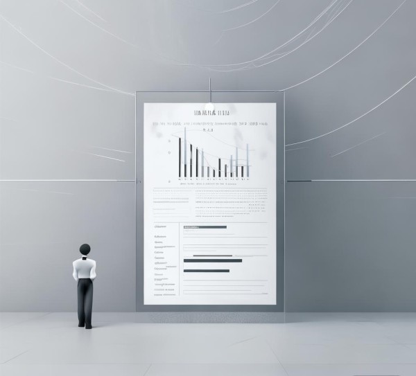 简约商务动态分析报告