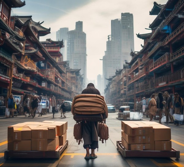 中国物流，传统与现代的碰撞与融合，跨境电商B2C的创新机遇