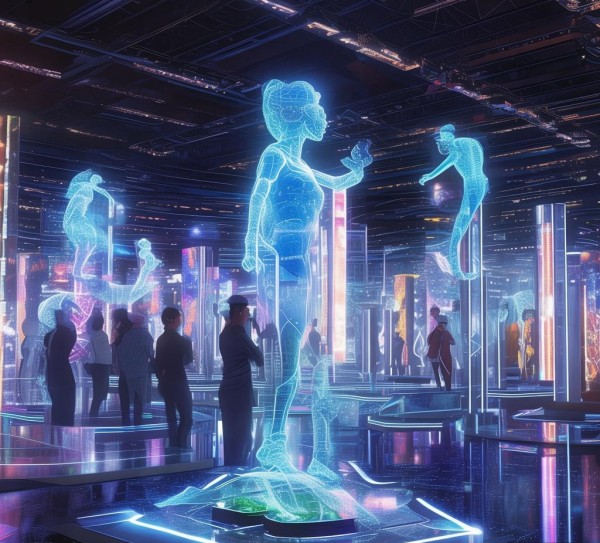 数字化展，AI与VR的未来
