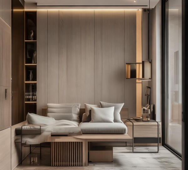 7平商务装修设计，finishes 为您打造优雅 living space
