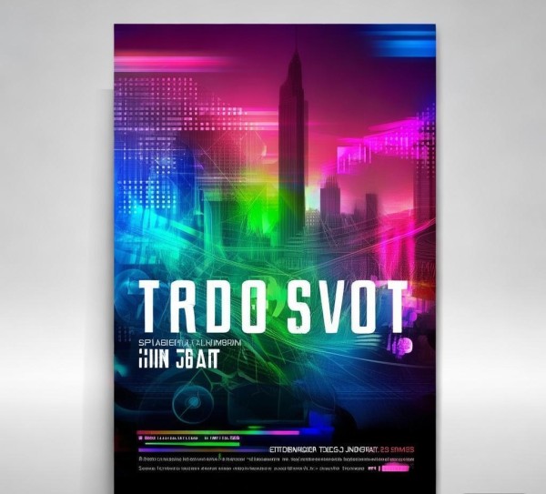 数字展会海报设计，专业与创意的完美结合