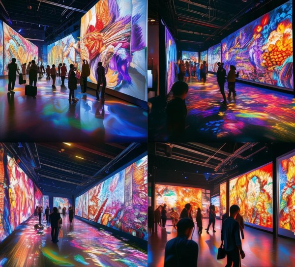 数字艺术展不谢—龙州数字油画展圆满开幕 数字艺术展不谢—龙州数字油画展圆满开幕