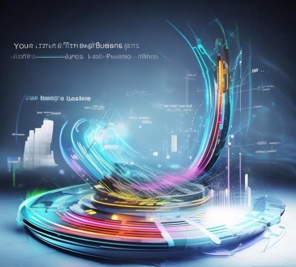 动态高端商务图表，your future trends in business ytics