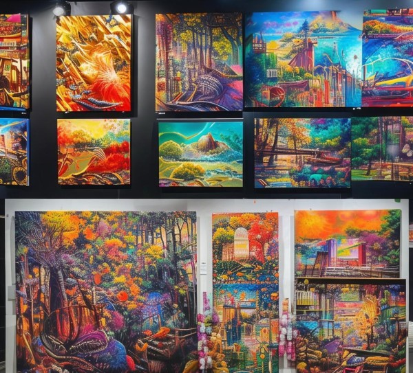 漯河数字油画展，不容错过！