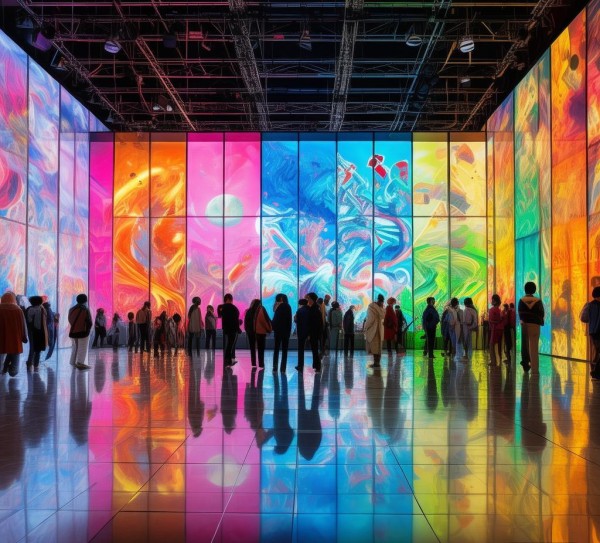 平阳广场数字油画展，艺术与文化碰撞的见证
