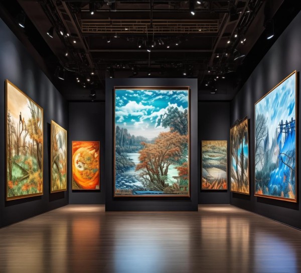 数字油画艺术展,千年传承与创新—滑县艺术发展的新视角 数字油画艺术展,千年传承与创新—滑县艺术发展的新视角