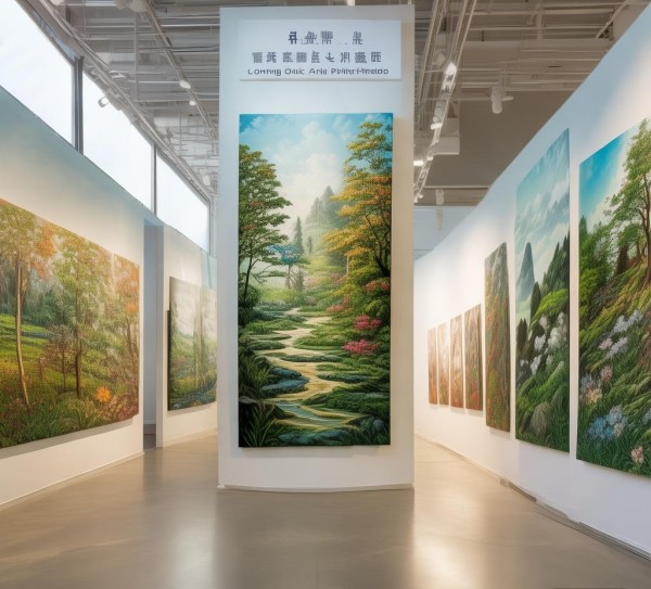 莱州数字填色油画展，数字艺术与自然的和谐共生