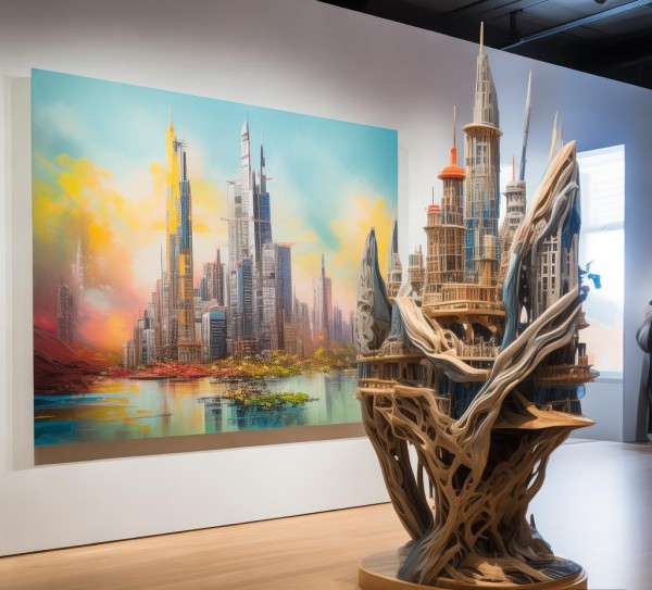 数字油画与工艺品展，艺术创新的双重呈现