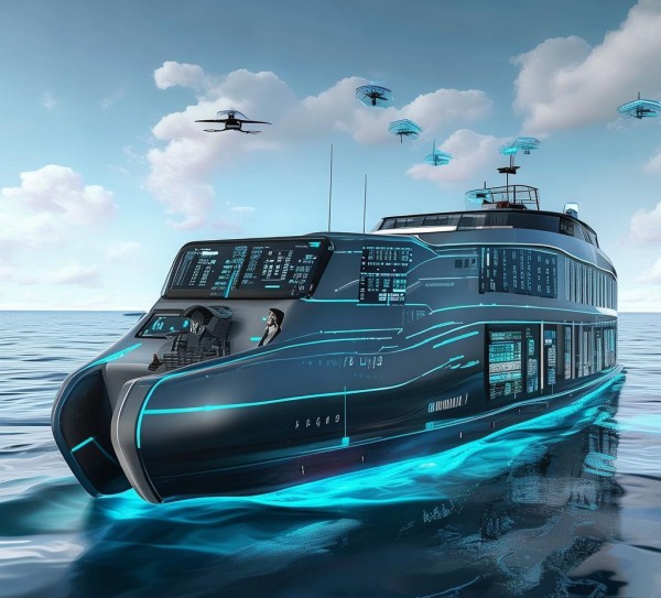 数字 ferry 驾驶员的未来，电子商务与船舶动态的交叉探索