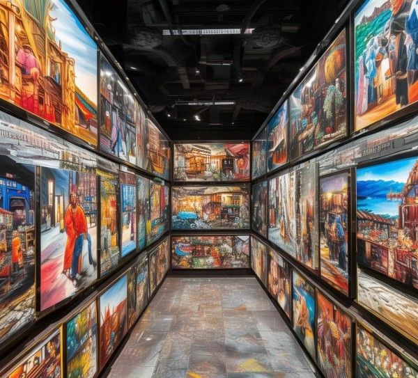 涡阳数字油画展，用画笔记录生活，展现文化魅力